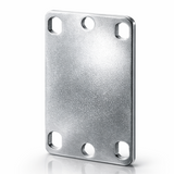 Heavy-Duty Caster Plate – Zinc or Plain Steel