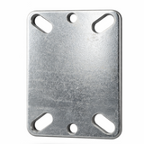 Heavy-Duty Caster Plate – Zinc or Plain Steel